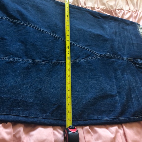 Cato lace detail jean skirt - Picture 6 of 7